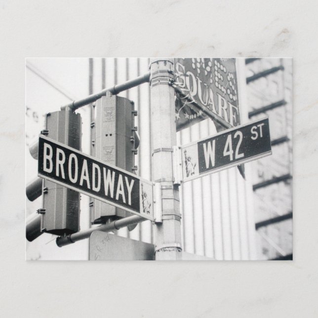 Postales de Broadway Times Square (Anverso)