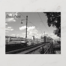 Postales de Budapest. Tranvía, puente de cadena y