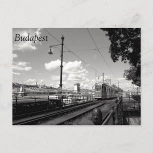 Postales de Budapest. Tranvía, puente de cadena y 