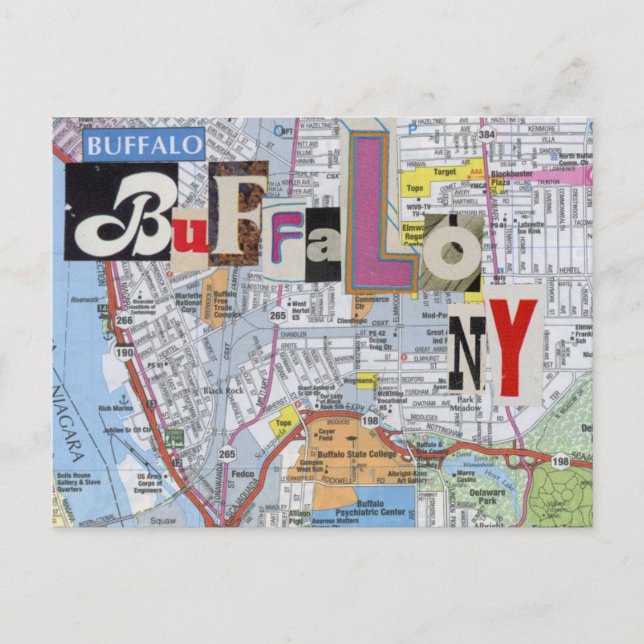 Postales de Buffalo NY Collage (Anverso)