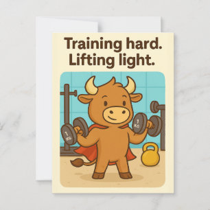 Postales de Bullio duro de entrenamiento - Humor d