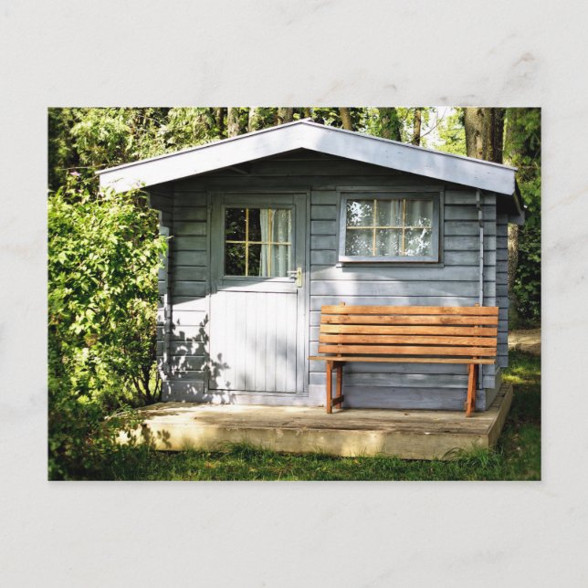 Postales de cabaña de casa pequeña (Anverso)