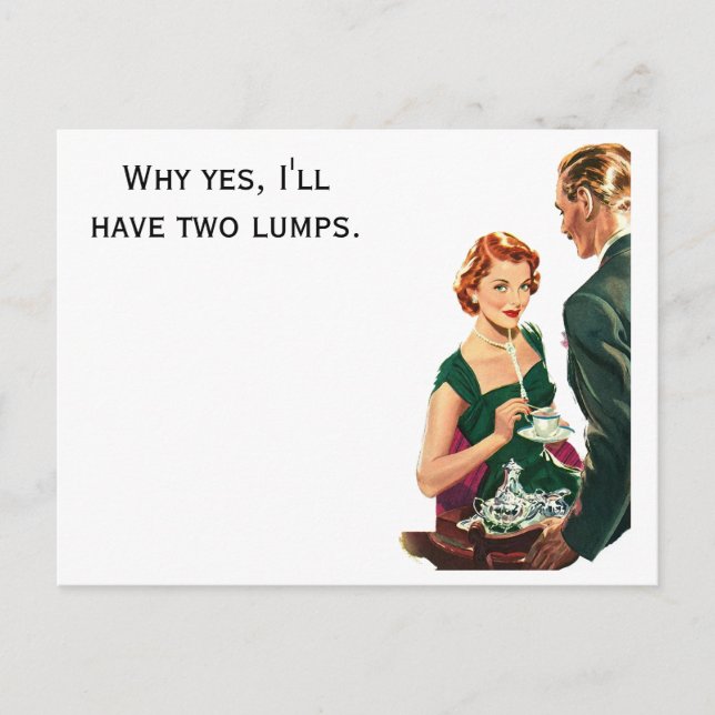 Postales De Café Para Mujeres Retro (Anverso)