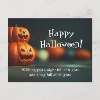 Postales de calabaza de Halloween