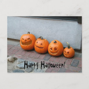 Postales de calabaza de Halloween