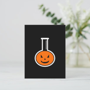 Postales de calabaza de química de Halloween