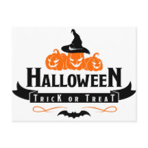 Postales de calabazas de Halloween