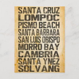 Postales de California Central Coast