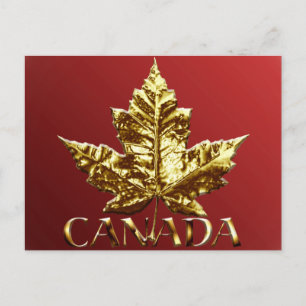 Postales de Canadá para tarjetas postales Gold Can