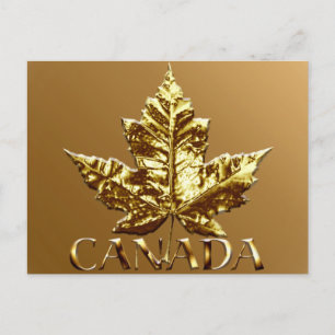 Postales de Canadá para tarjetas postales Gold Can