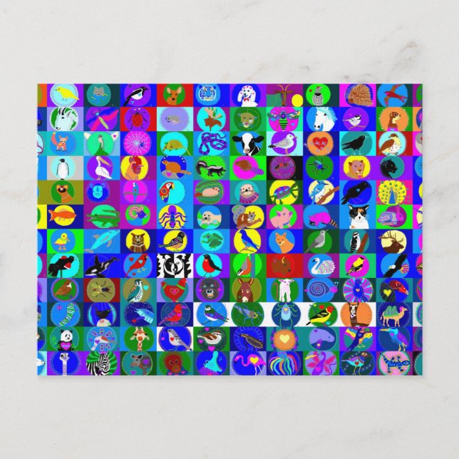 Postales de canciones de animales sagrados (Anverso)