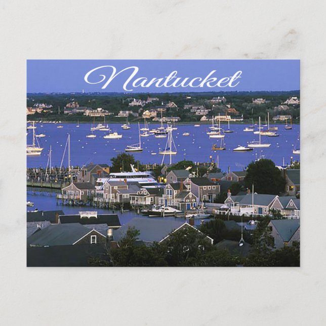 Postales de Cape Cod de Nantucket Massachusetts (Anverso)