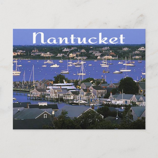 Postales de Cape Cod de Nantucket Massachusetts (Anverso)