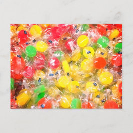 Postales de caramelos duros