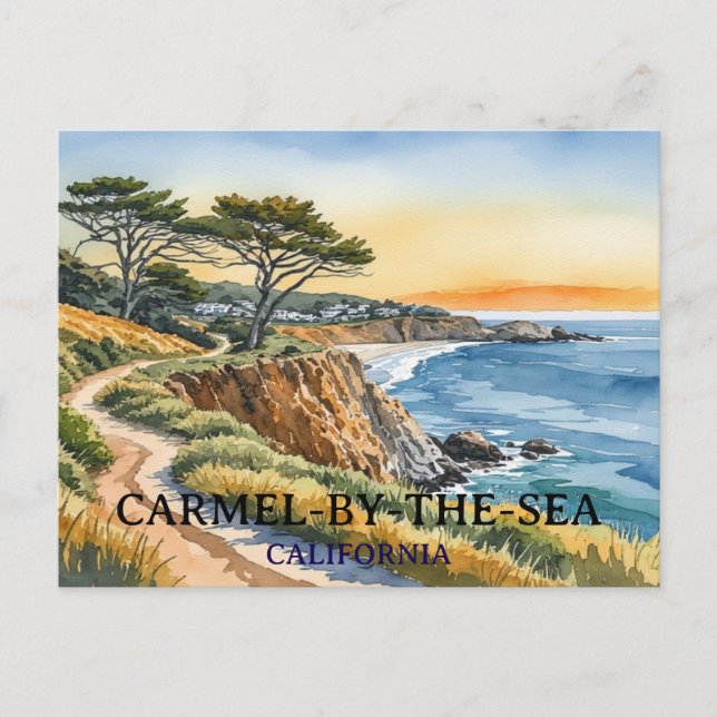 Postales de Carmel-by-the-Sea California (Anverso)