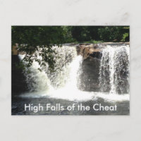Postales de cataratas del río Cheat WV