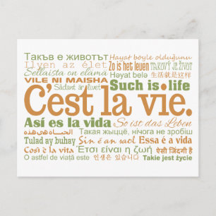 Postales de C'est La Vie personalizado