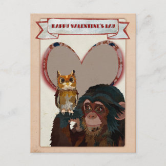 Postales De CHIMP Y OWL VALENTINE