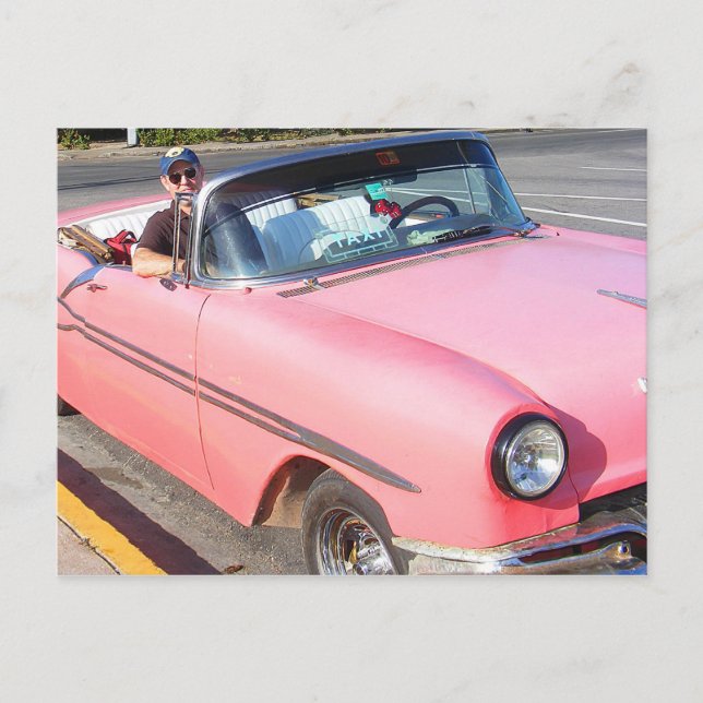 Postales de Cincuenta Coches de Cuba (Anverso)