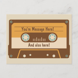 Postales de cinta de mensajes de personalizado