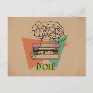 Postales de cinta Grungy D'oh