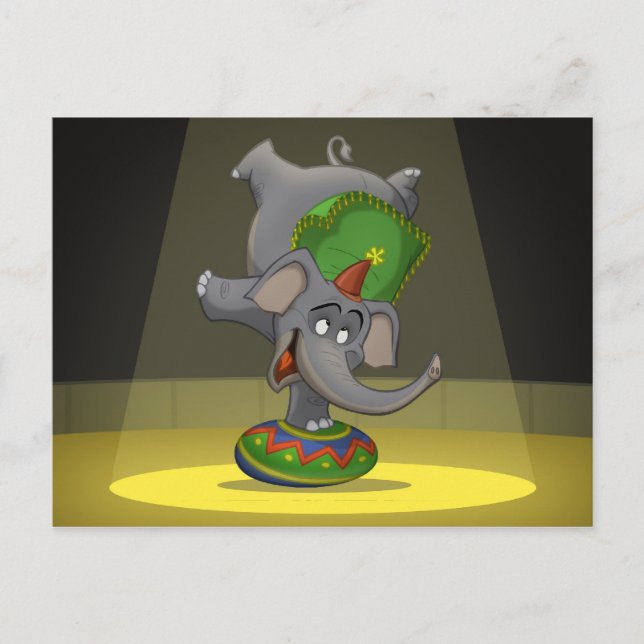 Postales de Circus Elephant (Anverso)