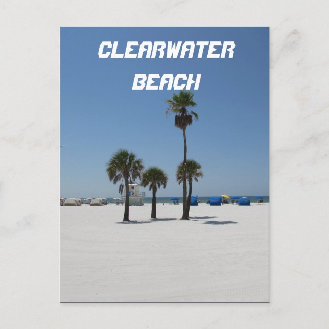 Postales de Clearwater Beach Florida (Anverso)