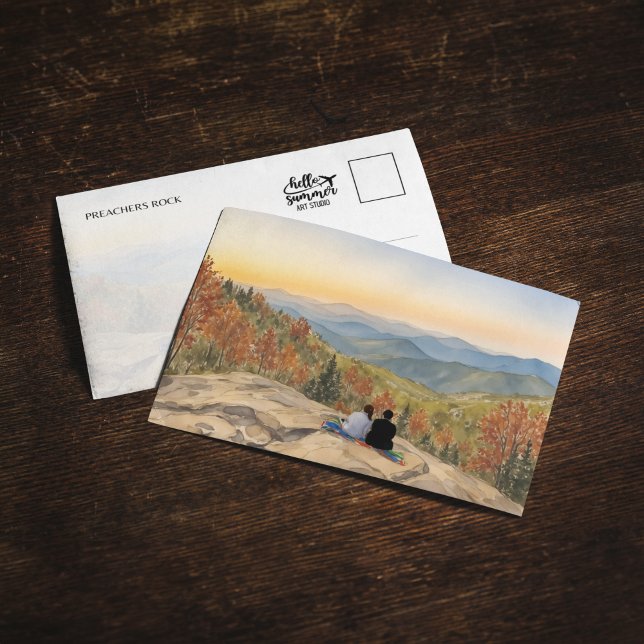 Postales de color acuático Rock North Georgia (Subido por el creador)