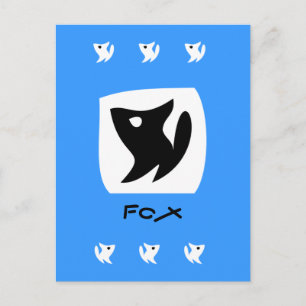 Postales de color Fox