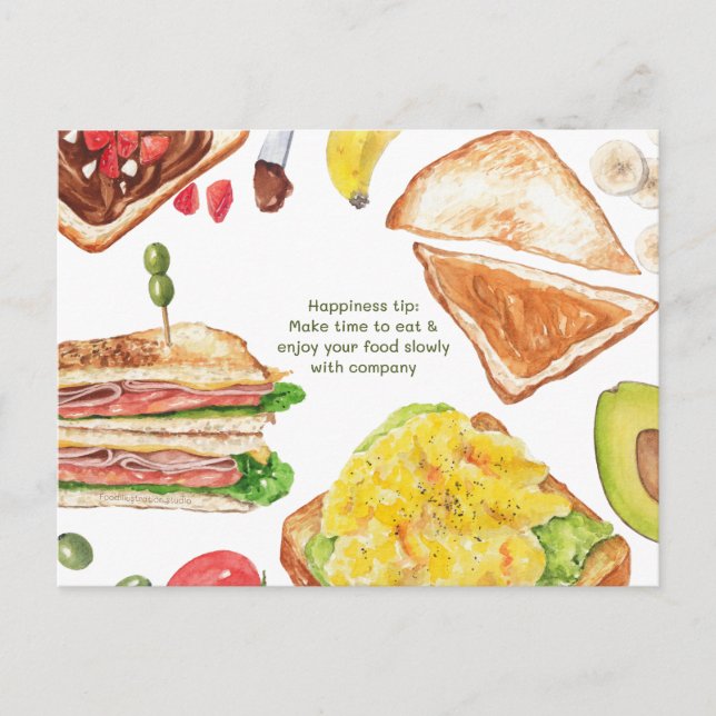 Postales de consejo de felicidad (Anverso)