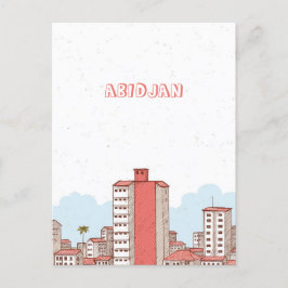 Postales de Costa de Marfil de Abidjan