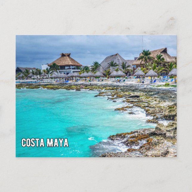 Postales de Costa Maya México (Anverso)