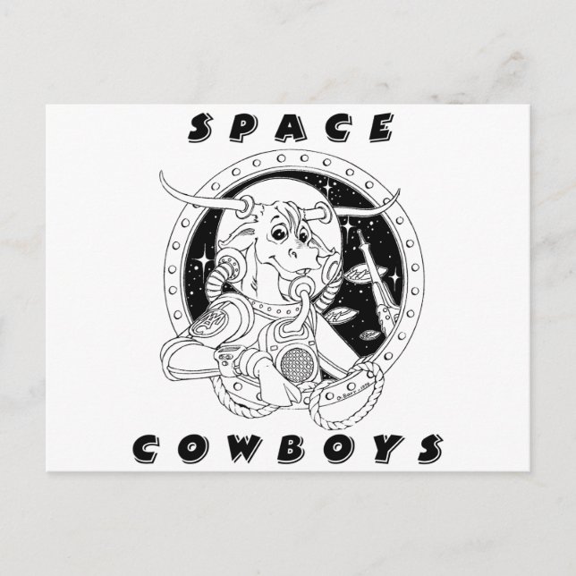 Postales de Cowboys Espaciales (Anverso)