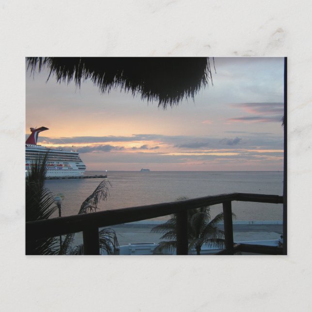Postales de crucero y atardecer (Anverso)