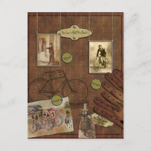 Postales de cuaderno de Bíclica Vintage