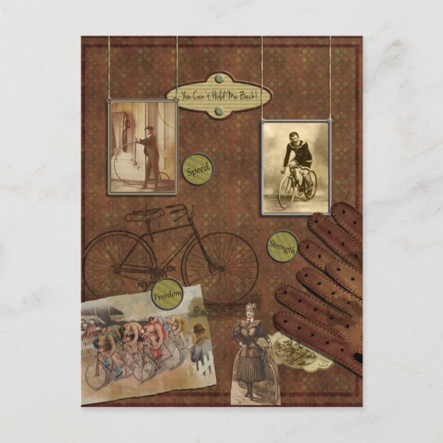 Postales de cuaderno de Bíclica Vintage (Anverso)