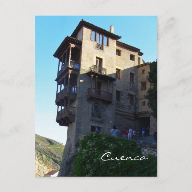 Postales de Cuenca "Casas Colgadas" (Anverso)