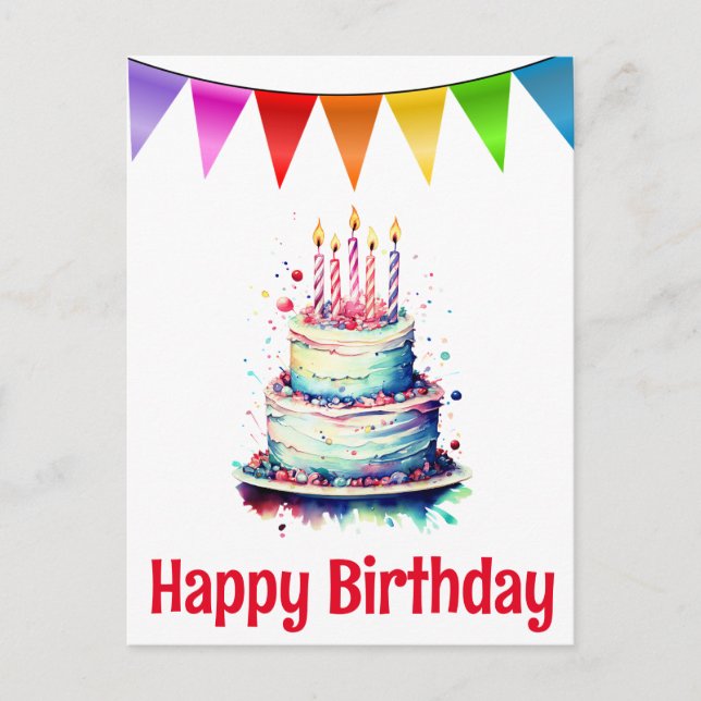 Postales de cumpleaños felices (Anverso)