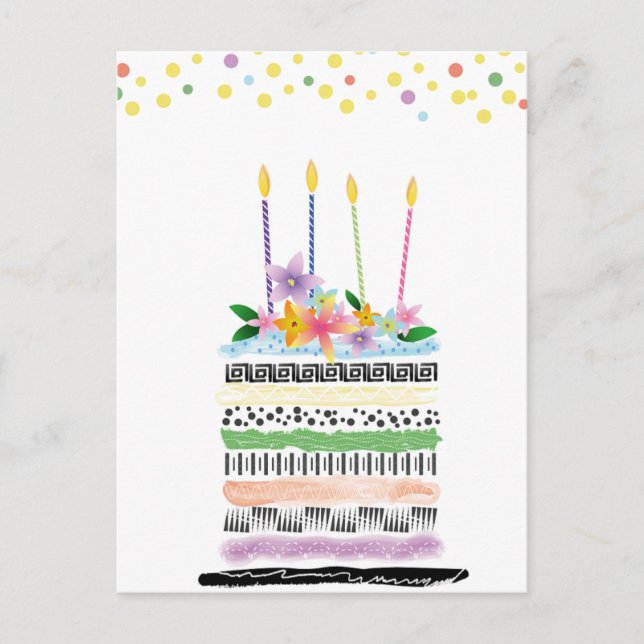 Postales de cumpleaños felices (Anverso)