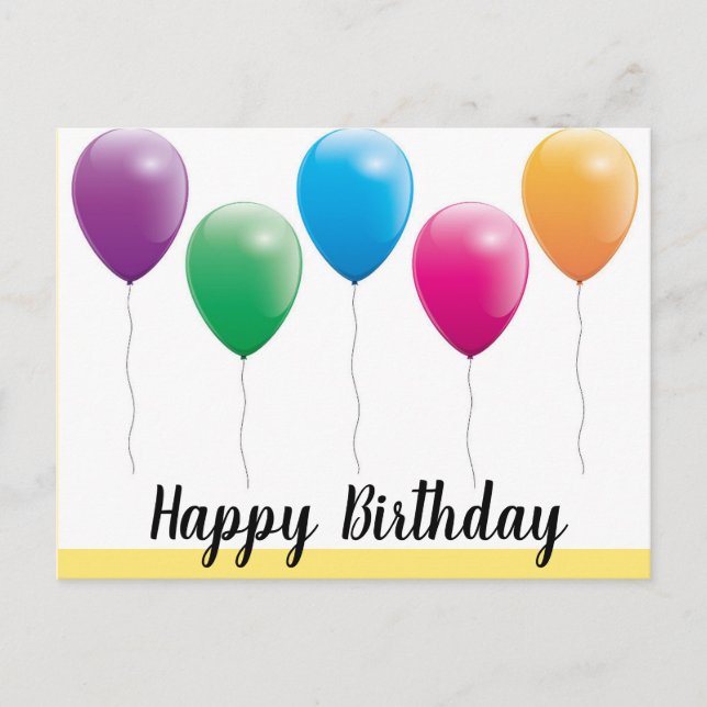 Postales de cumpleaños felices (Anverso)