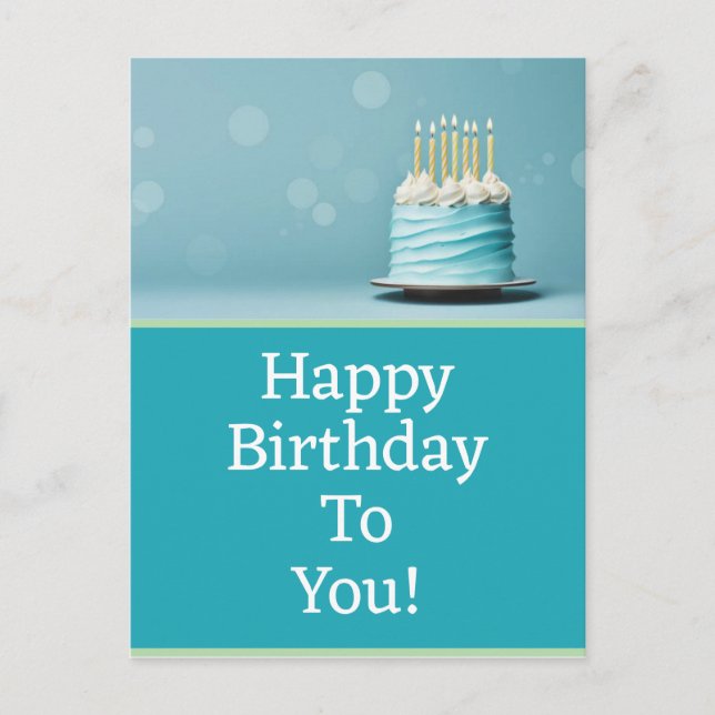 Postales de cumpleaños felices (Anverso)