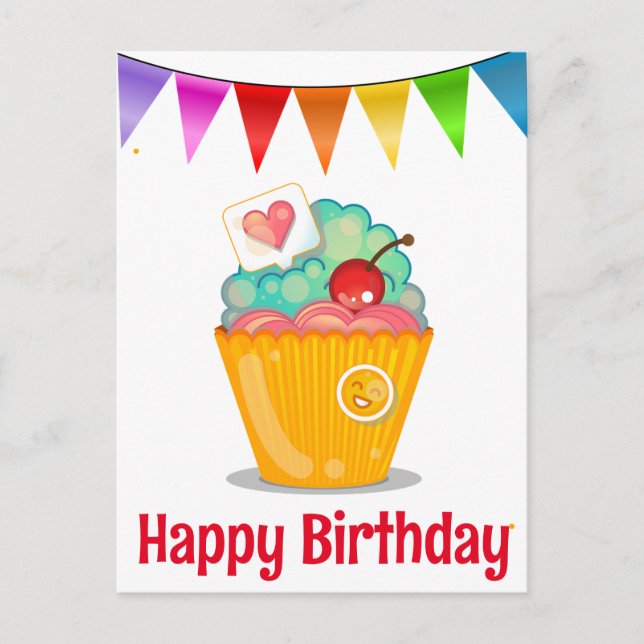 Postales de cumpleaños felices (Anverso)