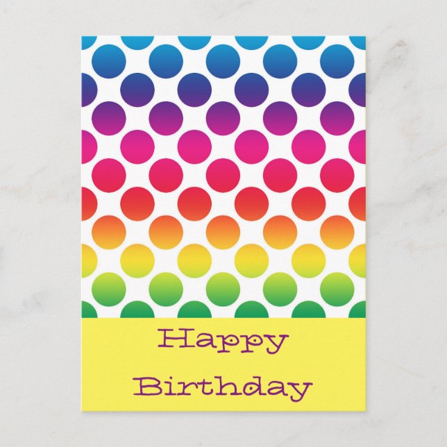 Postales de cumpleaños felices (Anverso)