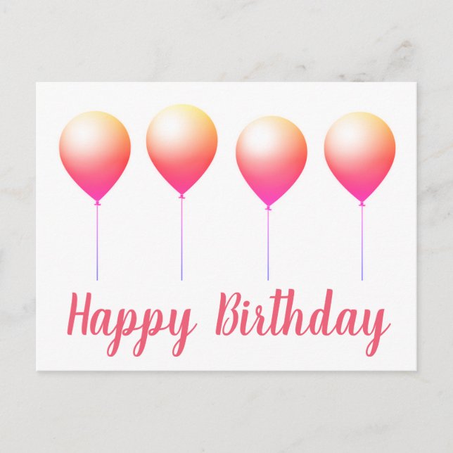 Postales de cumpleaños felices (Anverso)