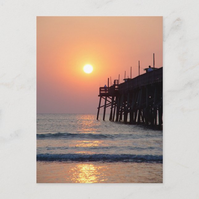 Postales de Daytona Beach Sunglow Pier Sunrise (Anverso)