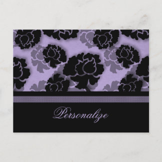 Postales de decoración floral poco entusiasta, lav