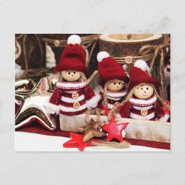 Postales de decoración navideña para navidades - e (Anverso)