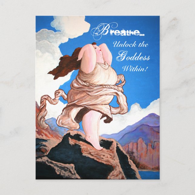 Postales de "Desbloquea a la diosa interior" (Anverso)