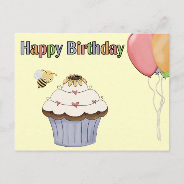 Postales de deseo de cumpleaños (Anverso)