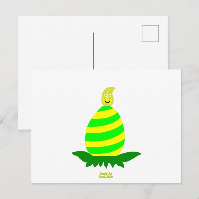 Postales de Deseos de Pascua (Anverso / Reverso)